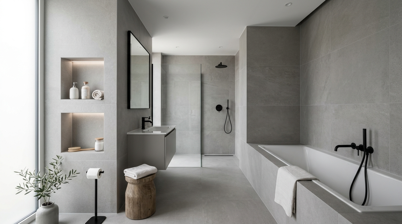 Keep hardware finishes consistent for a polished look